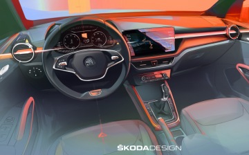 Skoda раскрыла дизайн интерьера новой Fabia