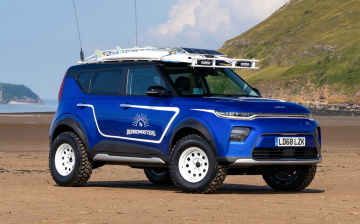 Kia показала пляжный шоу-стоппер Soul EV Boardmasters Edition