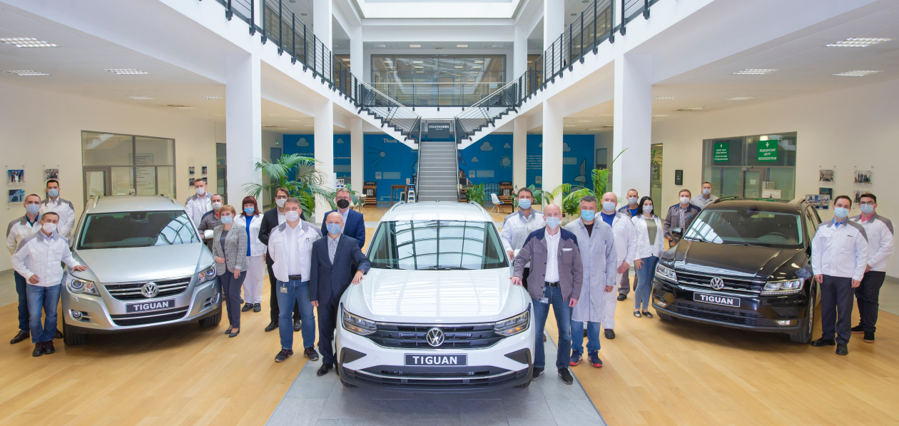 Volkswagen выпустил трехсоттысячный Tiguan на территории России