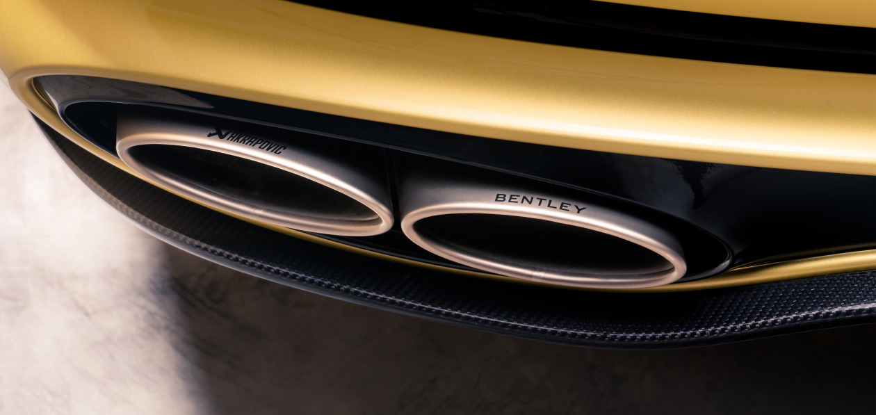 Bentley будет устанавливать выхлоп Akrapovic на Continental GT Speed