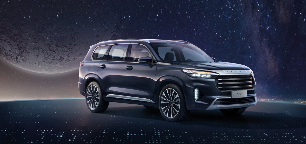 Chery показала внешность семиместного Exeed VX для России