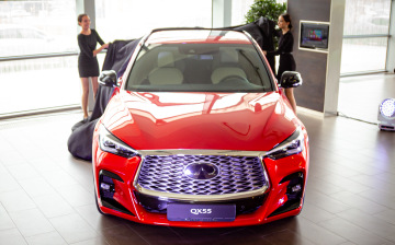 Infiniti QX55 доехал до Санкт-Петербурга
