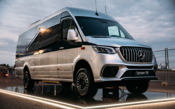 Mercedes-Benz показал VIP-вэны на авиасалоне в Москве