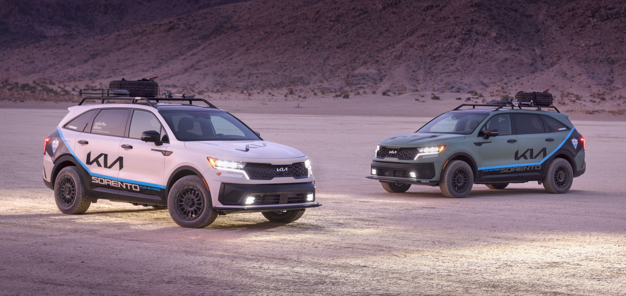Kia показала гибридный Sorento для женского ралли-рейда