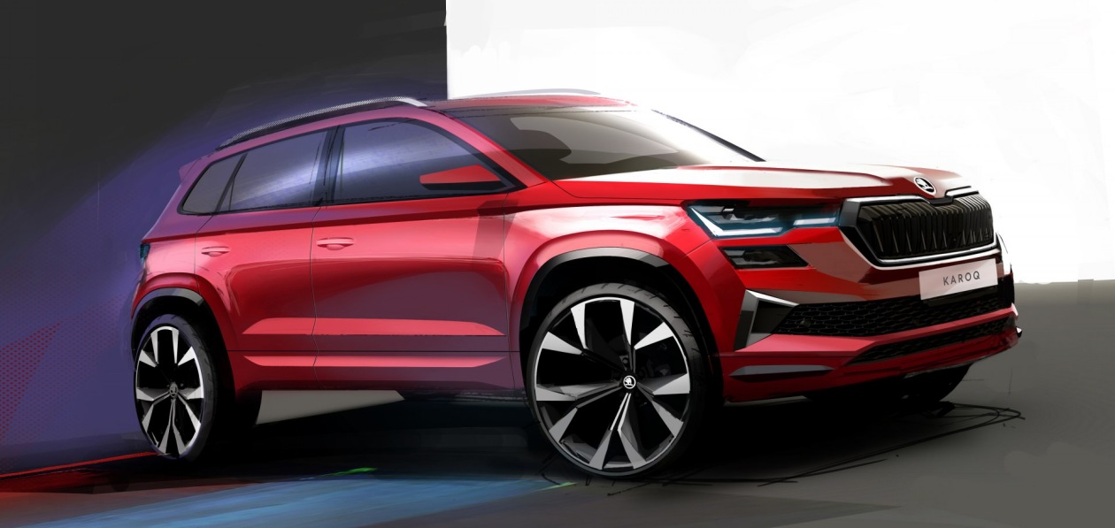 Skoda показала внешность обновленного Karoq
