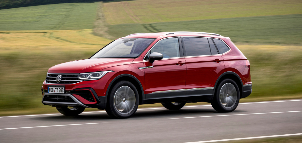 Новый Volkswagen Tiguan получил семиместную версию Allspace