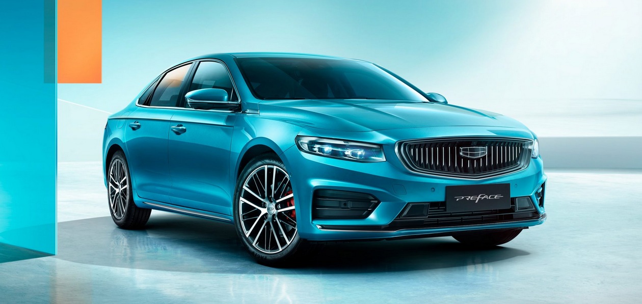 Седан Geely Preface заметили на территории завода в Белоруссии