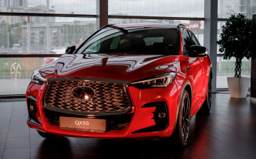 Купе-кроссовер Infiniti QX55 добрался до российских дилеров