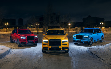 Московские вечера: Rolls Royce привез в Россию пять разноцветных Cullinan
