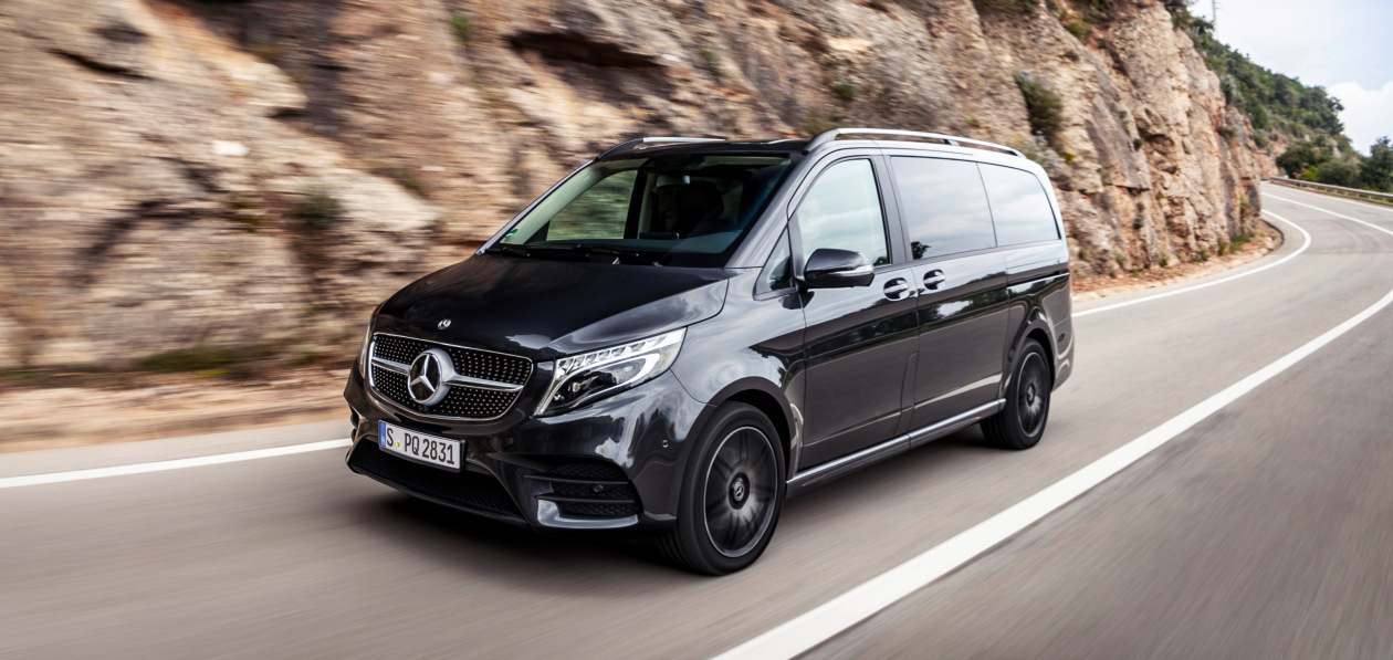 Российские Mercedes-Benz V-Class получили пневмоподвеску
