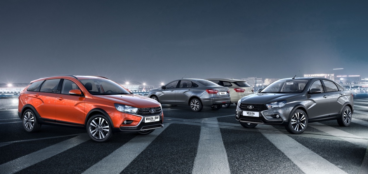 Начальная цена Lada Vesta, Xray, Largus и Niva Travel превысила 1 млн рублей