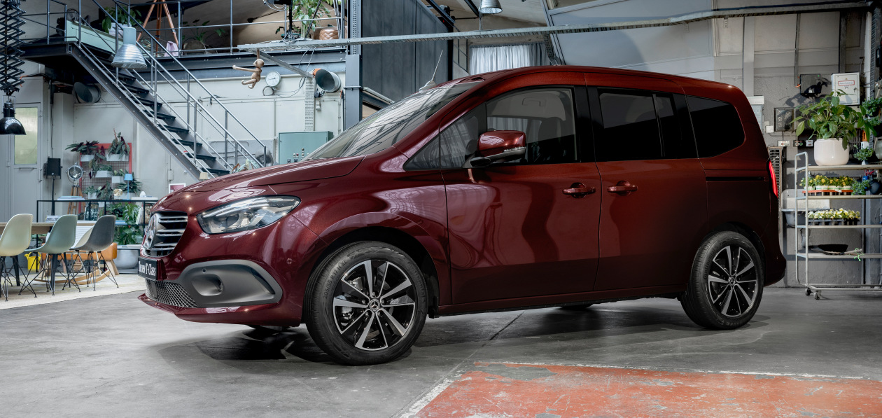 Пассажирский каблук Mercedes-Benz T-Class недосчитался премиальных опций