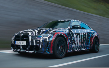 BMW тестирует M-спорткар с четырьмя электродвигателями