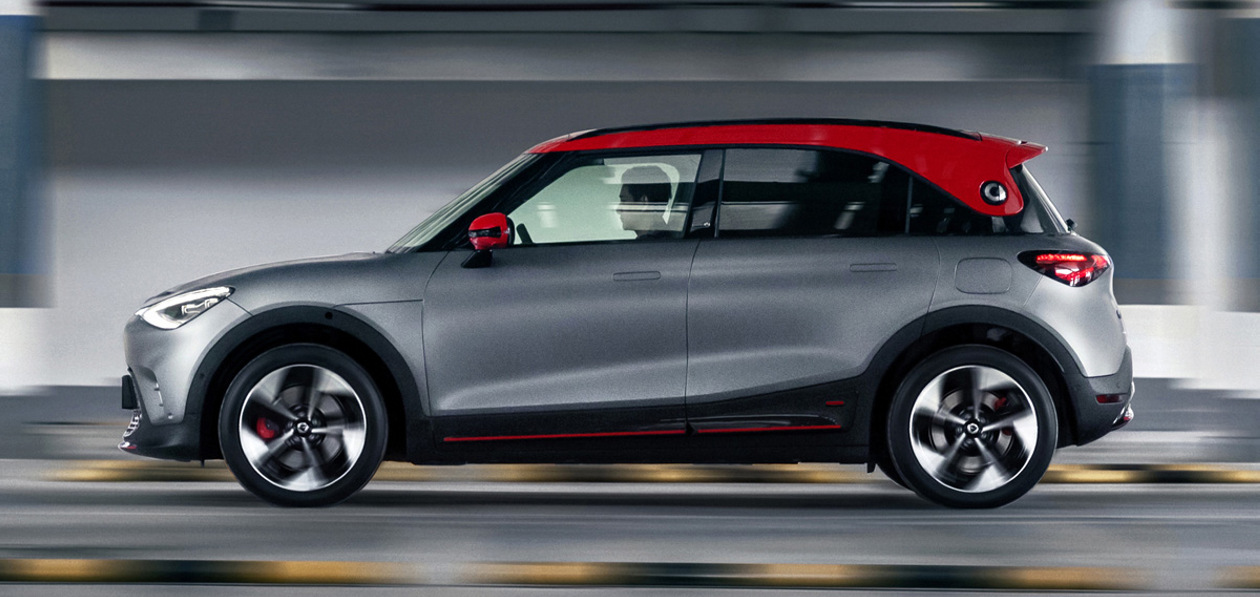 Smart #1 от Brabus запитал электричеством переднюю ось