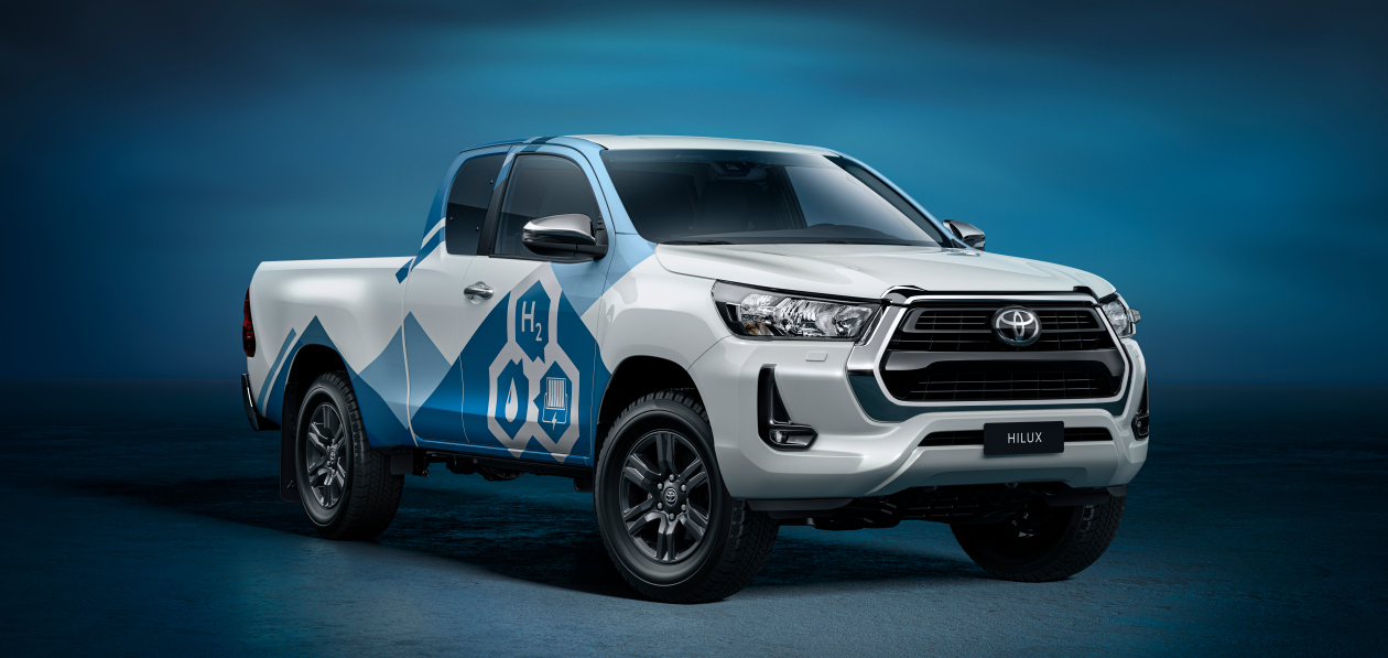 Пикап Toyota Hilux поедет на водороде