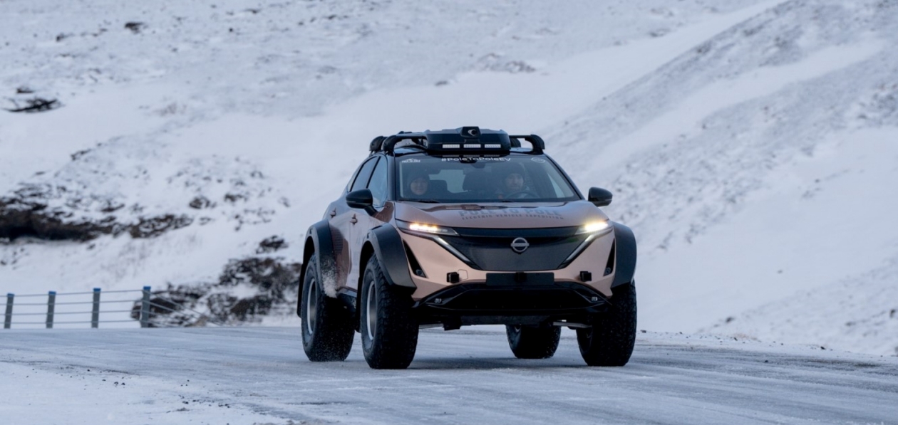 Nissan Ariya получил версию Arctic Trucks ради путешествия от полюса до полюса