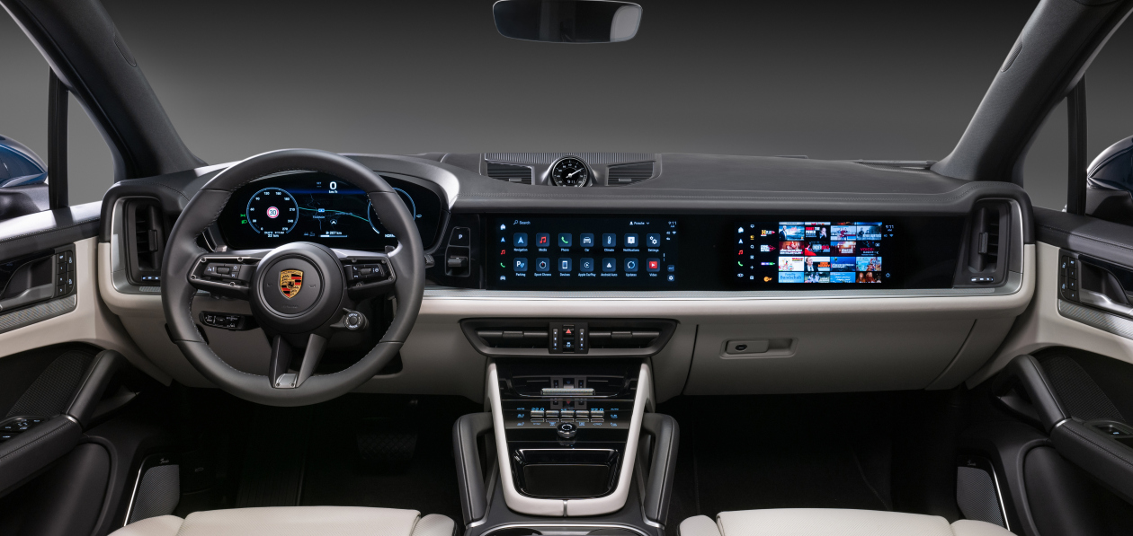 Представлен салон обновленного Porsche Cayenne