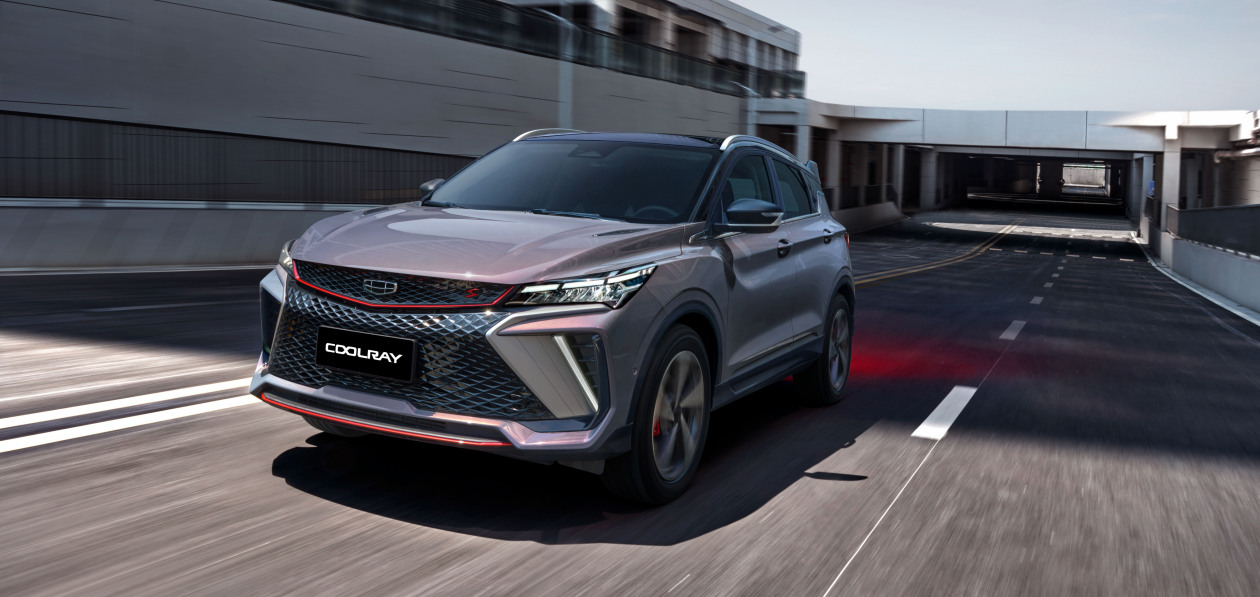 Обновленный Geely Coolray станет доступен в России в четырех комплектациях