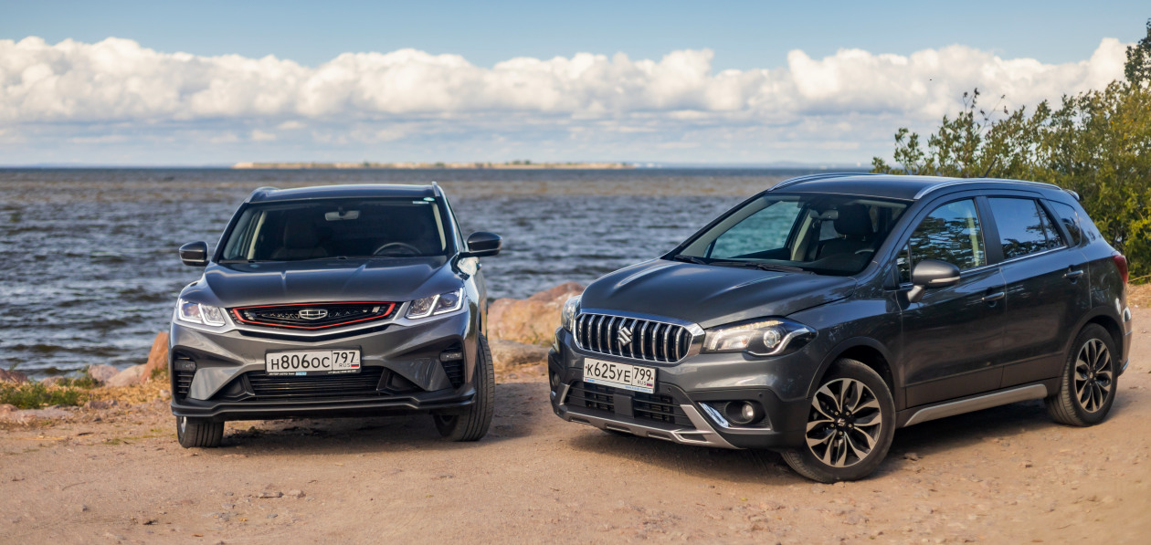 Тест-драйв Suzuki SX4 против Geely Coolray: битва «азиатов»
