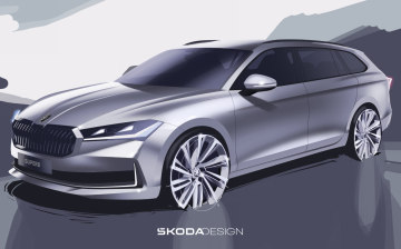 Skoda показала, как будет выглядеть новый Superb