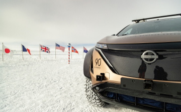 Nissan Ariya доехал до Антарктики
