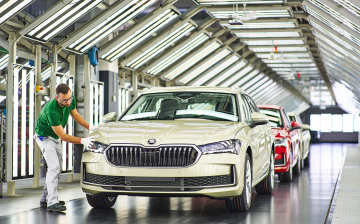 Skoda начала серийное производство Superb в Братиславе