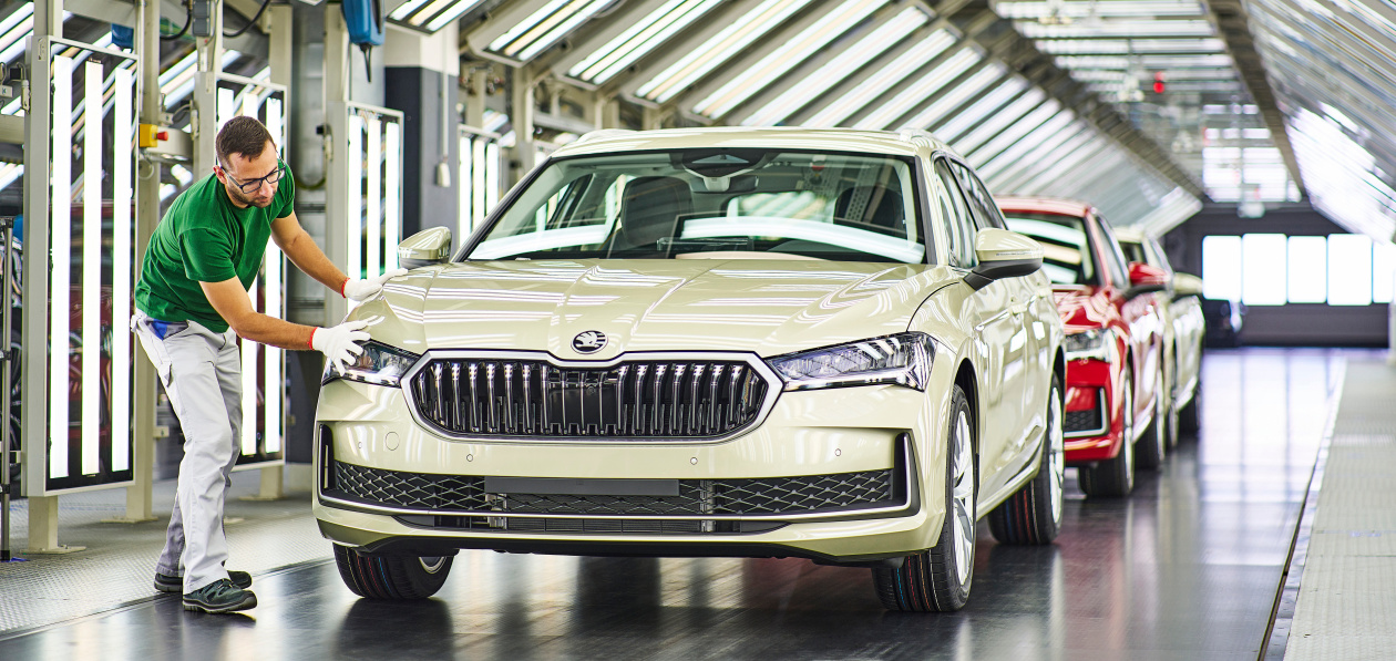 Skoda начала серийное производство Superb в Братиславе