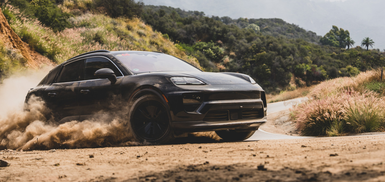 Porsche тестирует электрический Macan