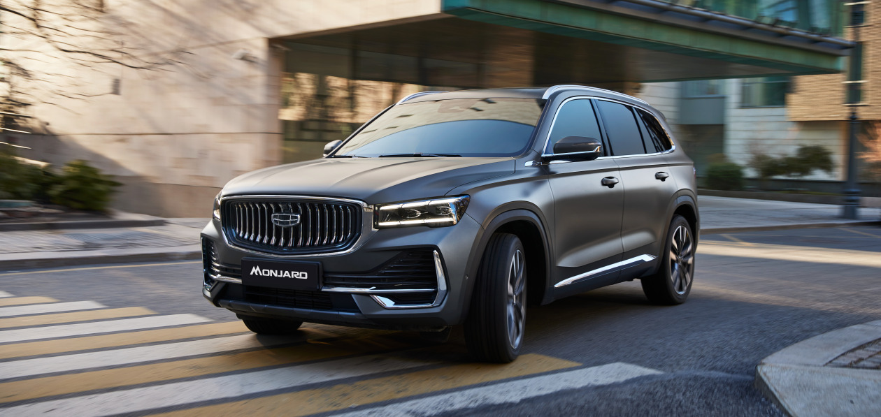 В России представили обновленный кроссовер Geely Monjaro