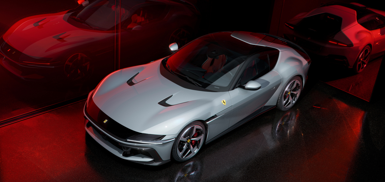 Ferrari рассекретила новый 12-цилиндровый суперкар