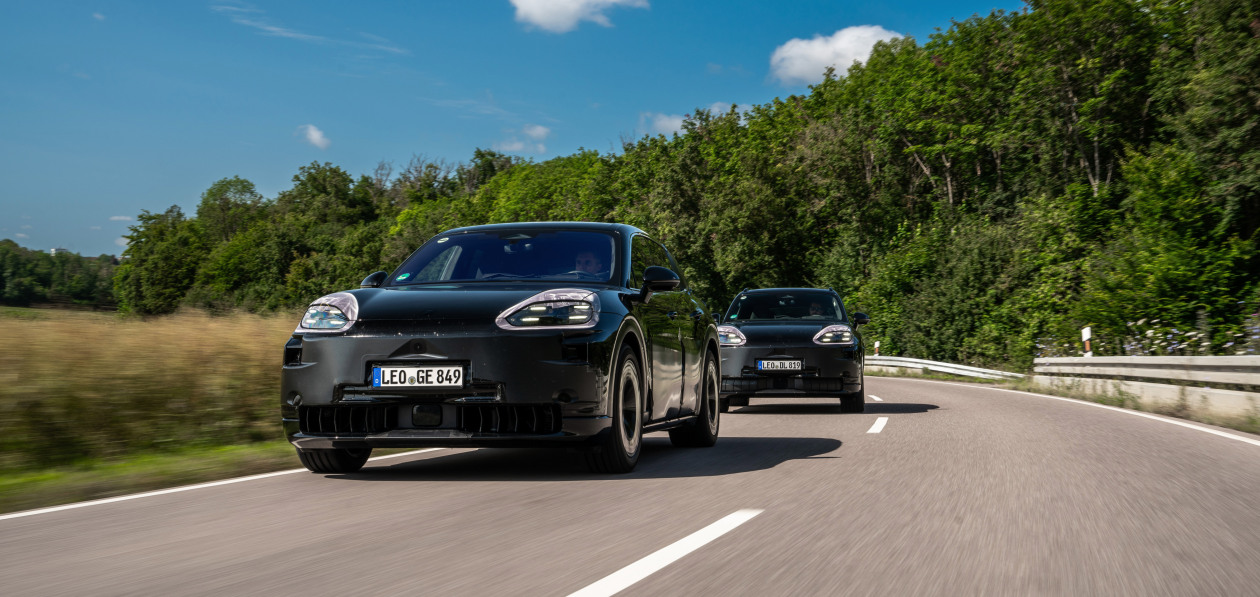 Porsche тестирует полностью электрический Cayenne