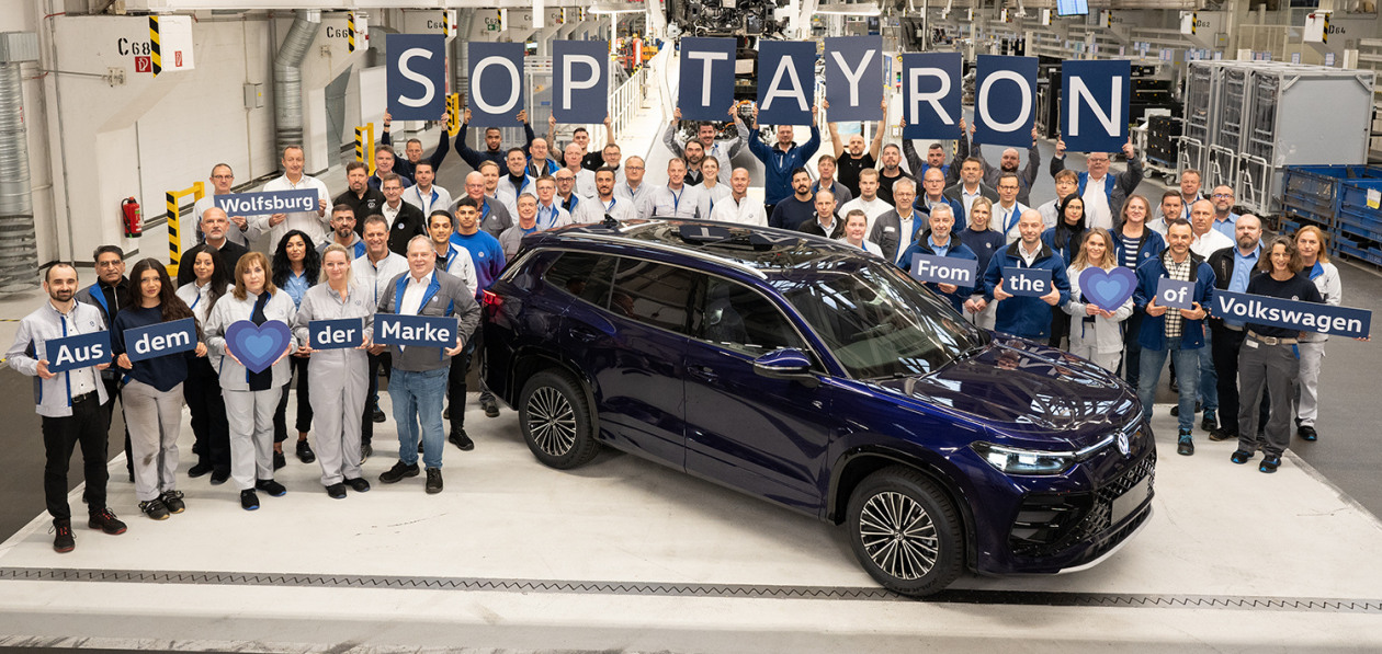 Volkswagen Tayron встал на конвейер в Вольфсбурге