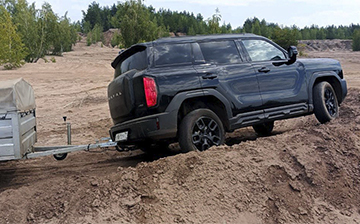 Haval испытал кроссовер H3 с фаркопом на российских дорогах