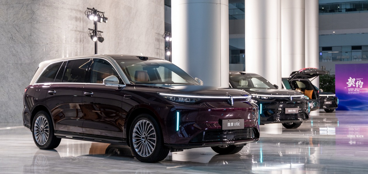 В Китае начал продаваться новый кроссовер Wey V9X
