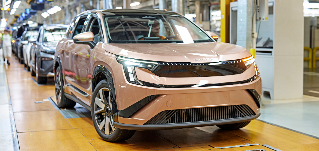 Skoda запустила производство семиместного электрокроссовера Peaq