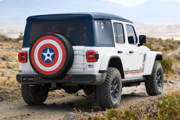 Jeep и Marvel создали Wrangler America250 в честь 85-летия обоих брендов