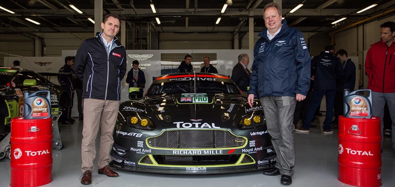 Total и Aston Martin объявили о сотрудничестве