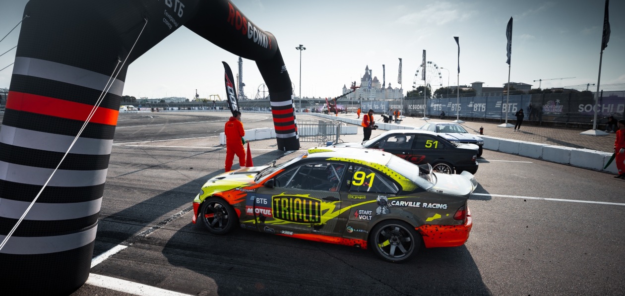 Григорий Бурлуцкий взял «серебро» на третьем этапе Sochi Drift Challenge