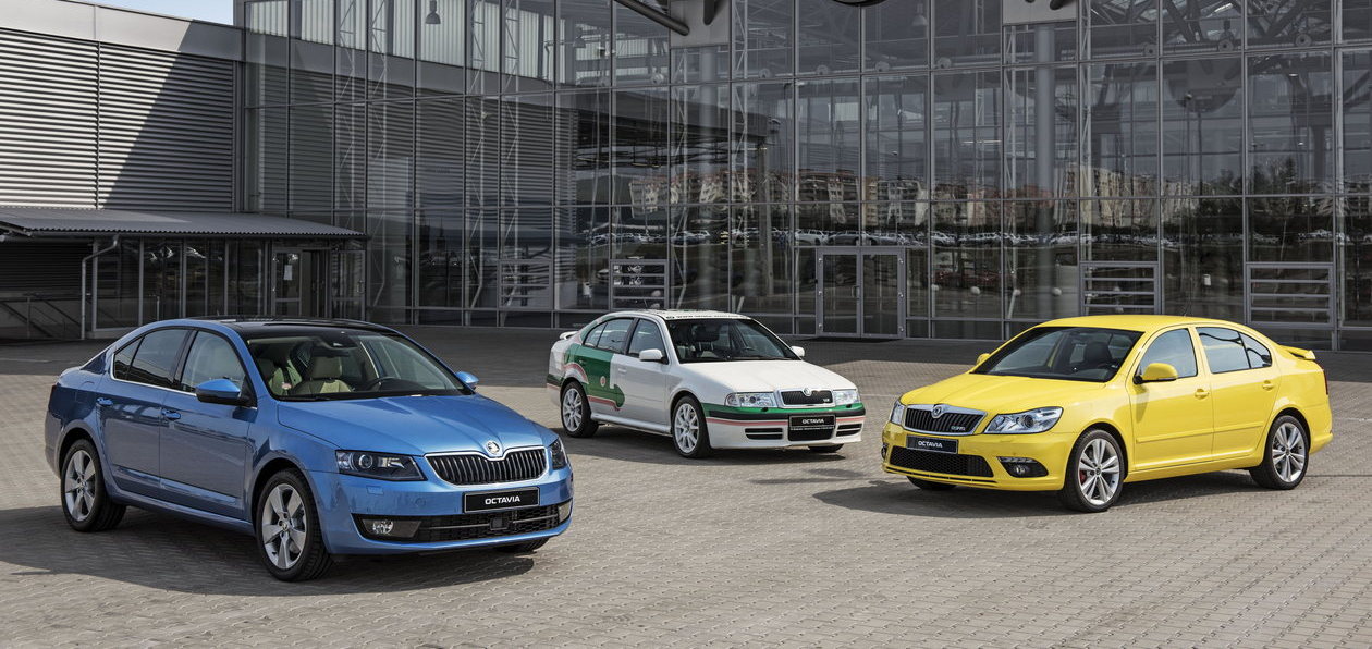 Skoda отмечает 20-летие модели Octavia