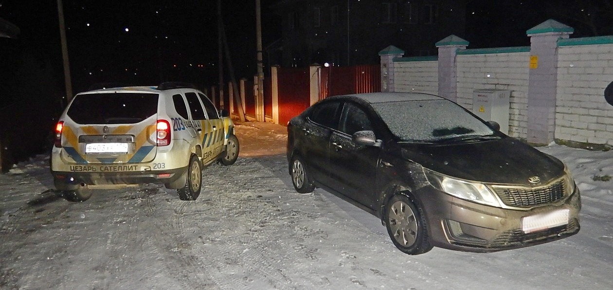 Угнанный в Петербурге Kia Rio был найден в Белоруссии