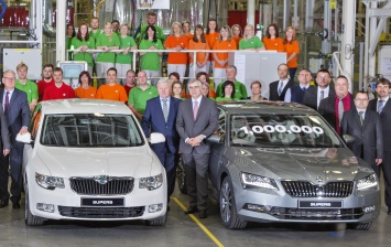 Skoda выпустила миллионный Superb
