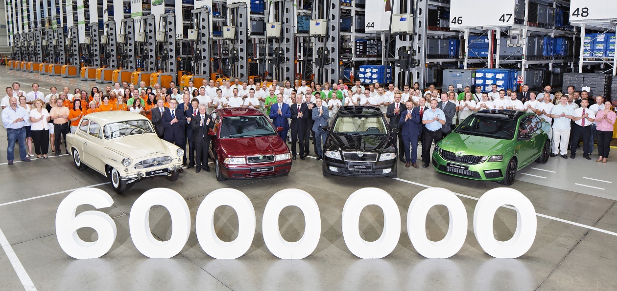 Skoda выпустила 6-миллионную Octavia