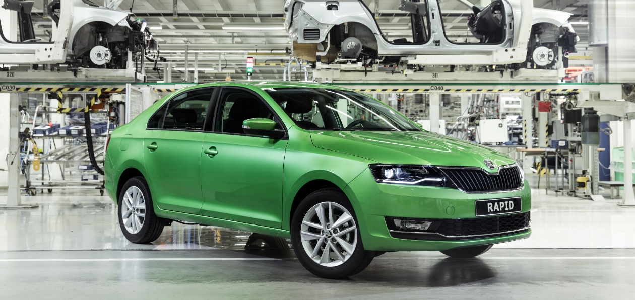 Skoda запустила производство обновленного Rapid в Калуге