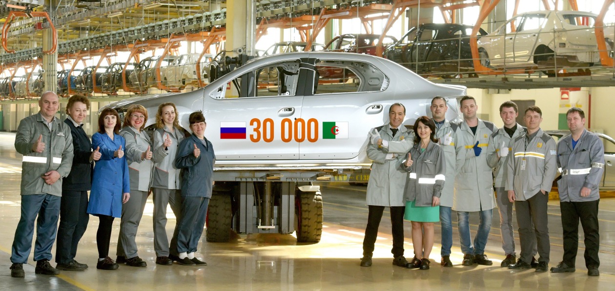 Renault отправил на экспорт 30-тысячный кузов российского производства
