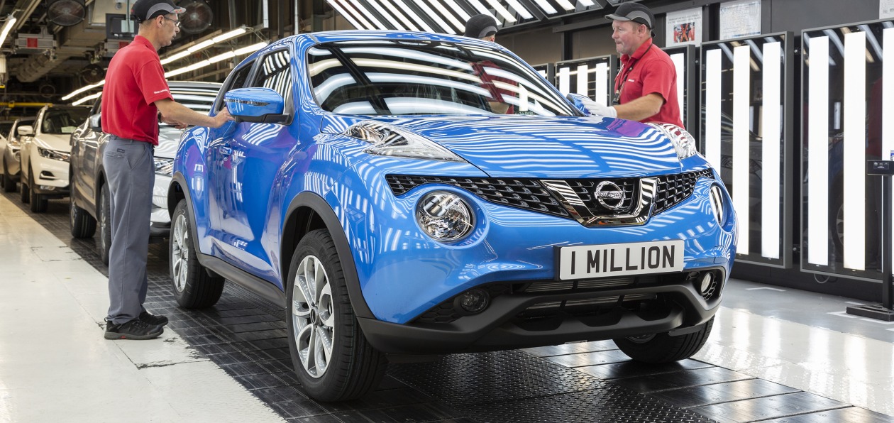 Nissan выпустил в Великобритании миллионный Juke
