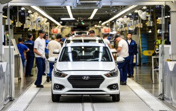 Hyundai выпустил в 2018 году в Петербурге почти 250 тысяч автомобилей