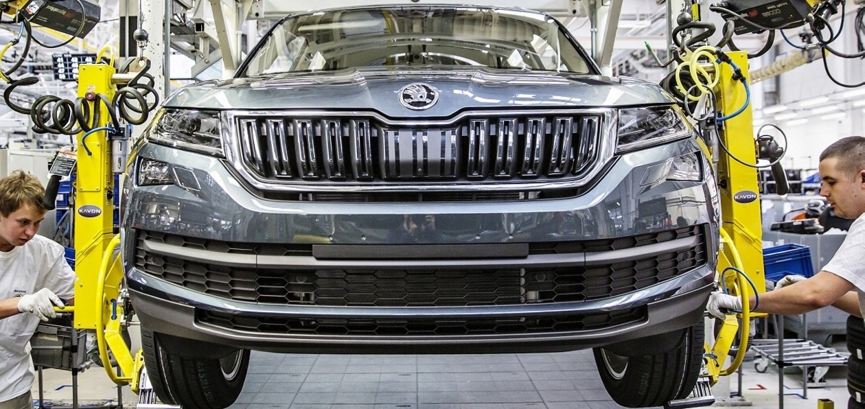 Skoda поставила рекорд производства на заводе в Квасинах