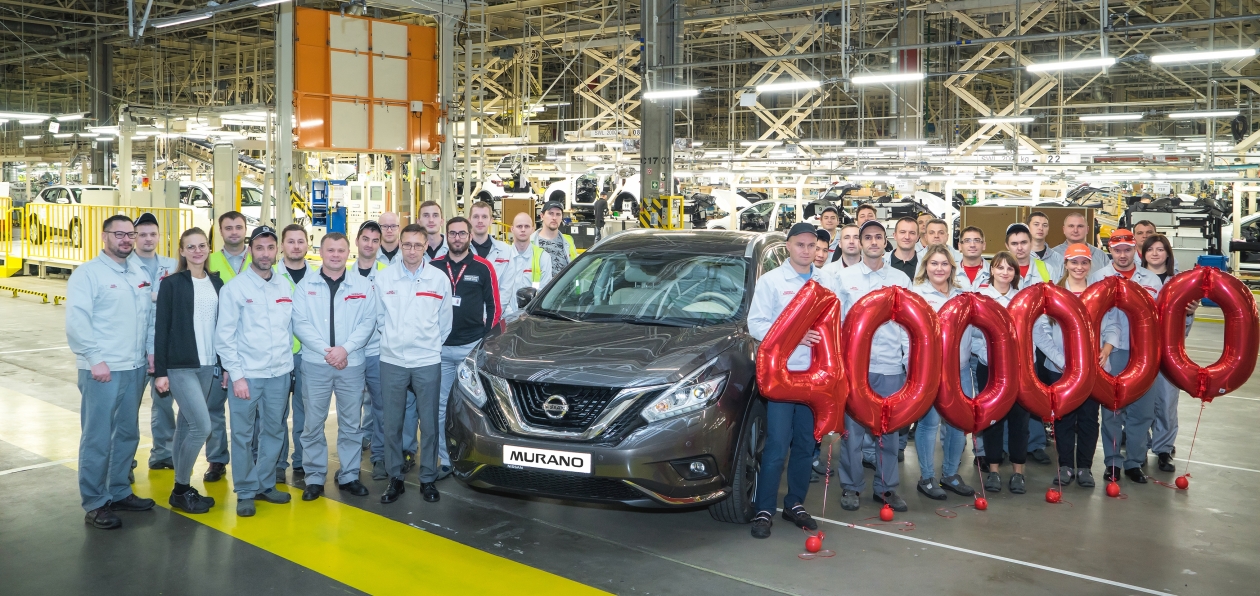 Петербургский завод Nissan выпустил 400-тысячный автомобиль