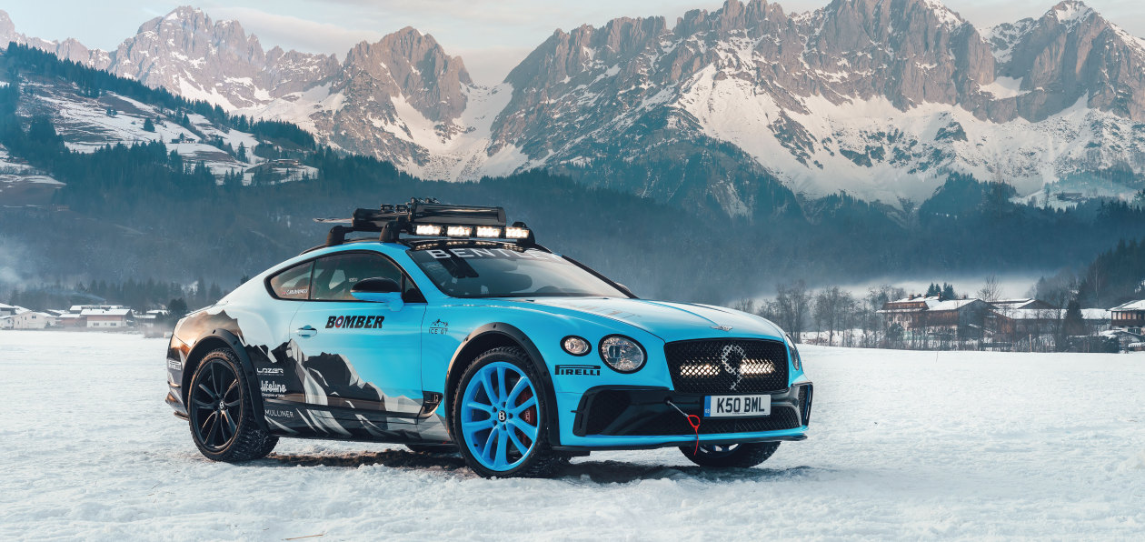 Bentley показал Continental GT для гонки Ice Race 2020