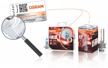 Osram расширил программу проверки подлинности автоламп
